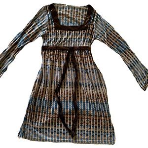 Brown Polkadot Dress